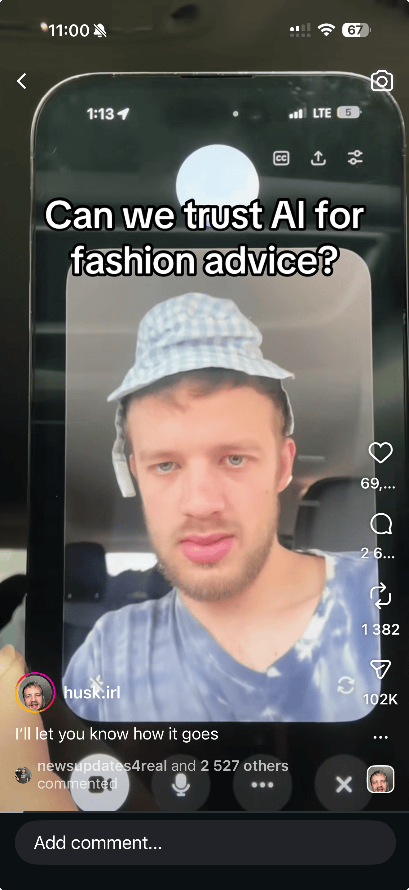 AI fashion advice going wrong